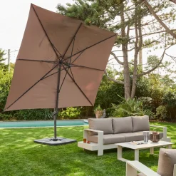 3x4m rectangular cantilever parasol