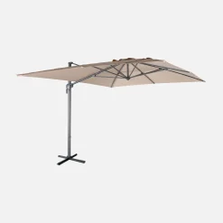 3x4m rectangular cantilever parasol