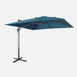 3x3m square cantilever parasol with cover included