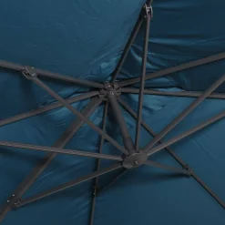 3x3m square cantilever parasol with cover included