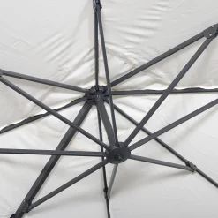 3x3m square cantilever parasol with cover included