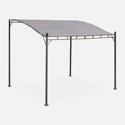 3x2.5m wall-mounted pergola