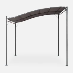3x2.5m wall-mounted pergola
