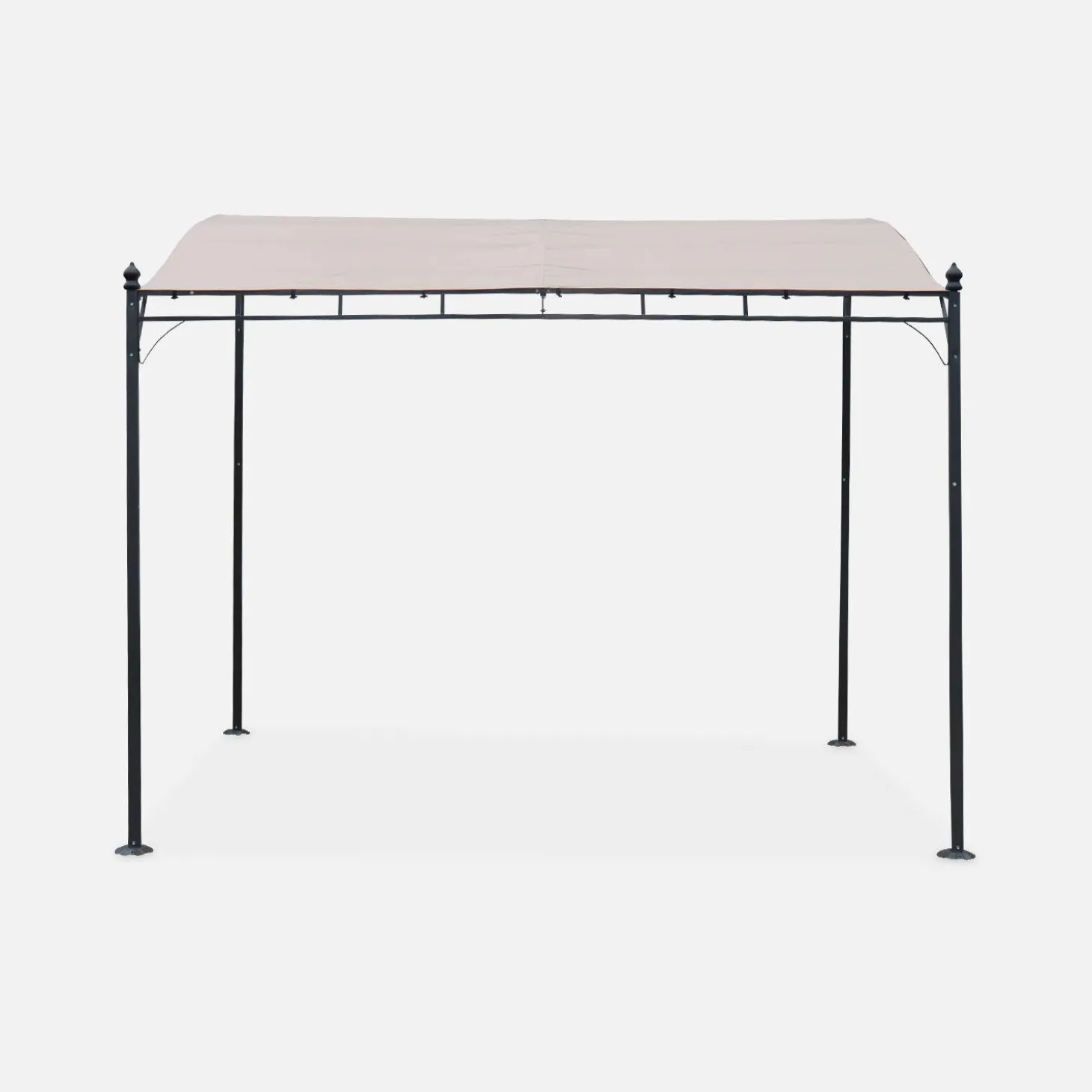 3x2.5m wall-mounted pergola