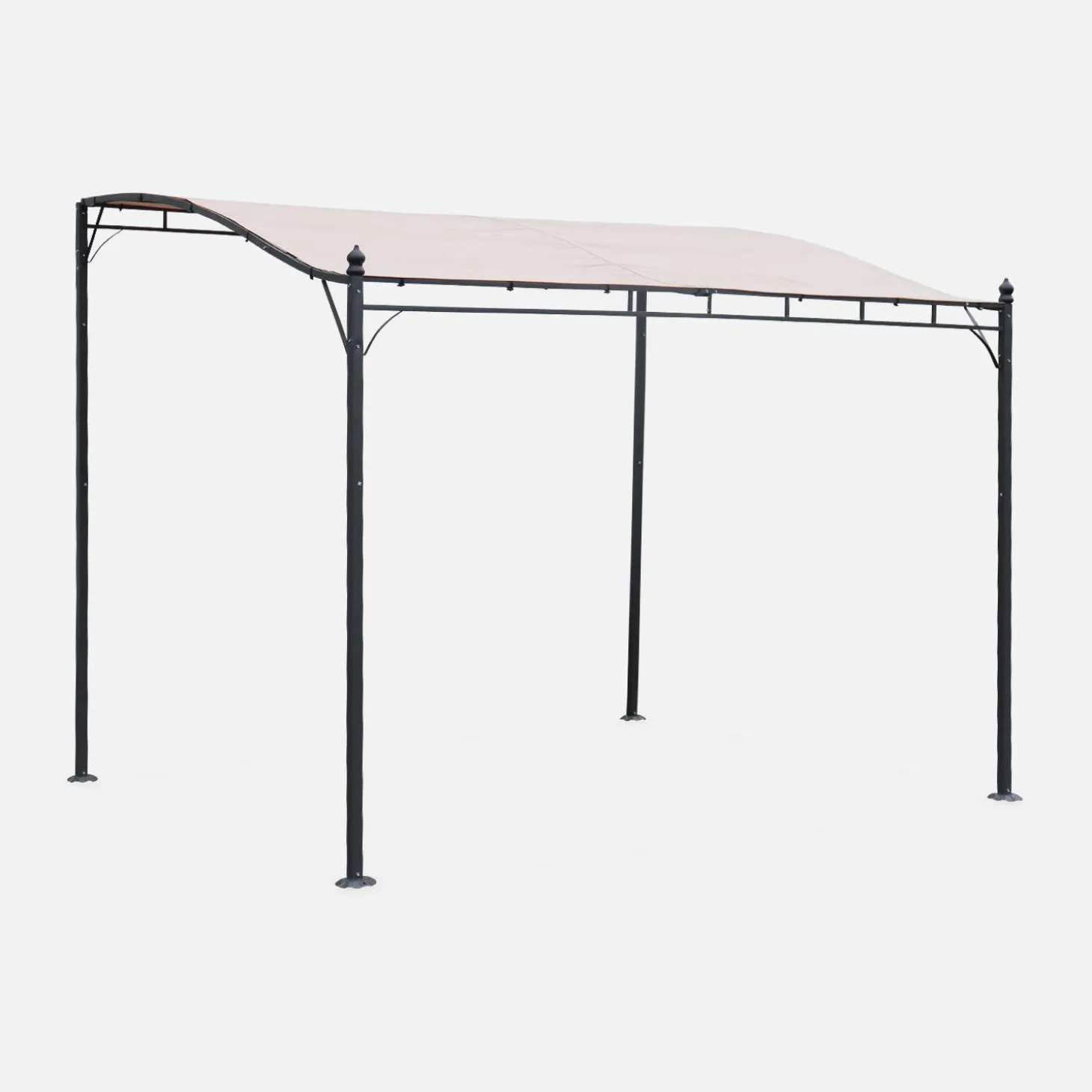 3x2.5m wall-mounted pergola